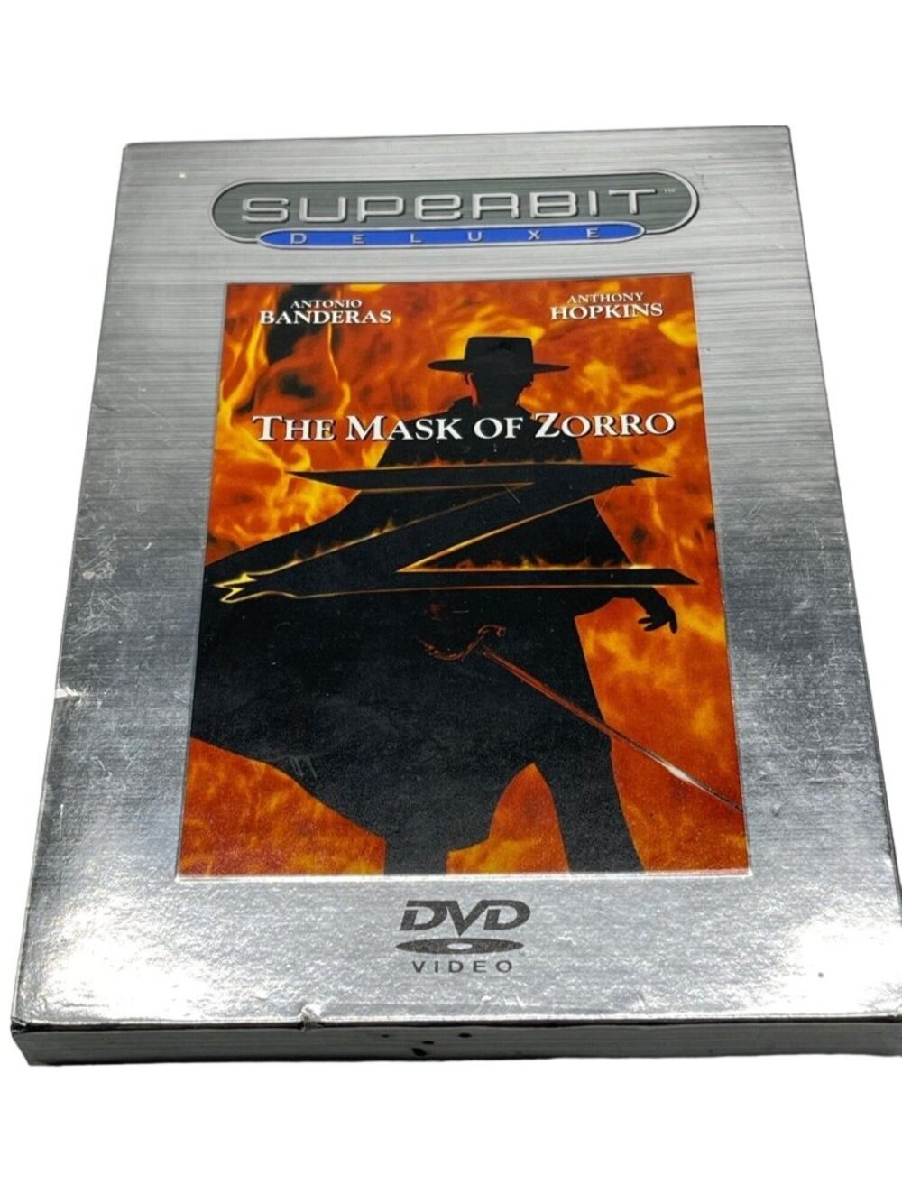 DVD The Mask of Zorro Antonio Banderas & Anthony Hopkins Tristar 1998 PG 13 READ
